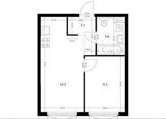 Продажа 1-ком. квартиры, 32.6 м2, Москва, ЖК Большая Академическая 85, жилой комплекс Большая Академическая 85, к3.1