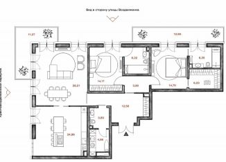 Продам четырехкомнатную квартиру, 144 м2, Москва, Крестовоздвиженский переулок, 4, район Арбат