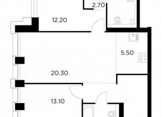 Продается 2-комнатная квартира, 74.3 м2, Москва, Войковский район