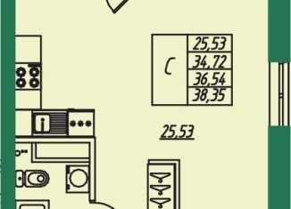 Квартира на продажу студия, 36.5 м2, Владимирская область