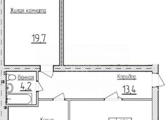 Продажа 2-комнатной квартиры, 82.7 м2, Кропоткин, улица имени С. Есенина, 6