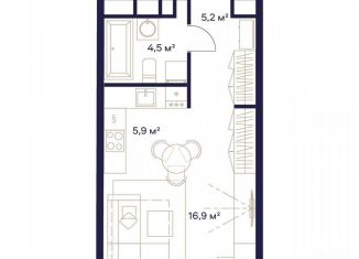 Продажа 1-комнатной квартиры, 32.5 м2, Москва, ЖК Союз, к3, район Ростокино