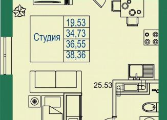 Квартира на продажу студия, 36.6 м2, Владимирская область