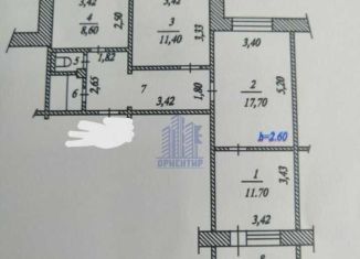 3-ком. квартира на продажу, 64.2 м2, Чувашия, улица Шумилова, 18