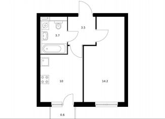 Продаю однокомнатную квартиру, 32 м2, Котельники, Яничкин проезд, 12к2