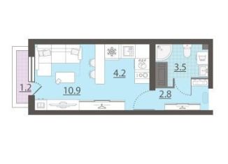 Продается квартира студия, 21.8 м2, Екатеринбург, метро Площадь 1905 года