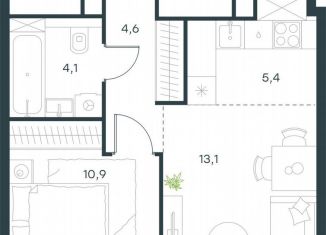 Продается 2-комнатная квартира, 38.1 м2, Москва, жилой комплекс Левел Звенигородская, к2, станция Хорошёво