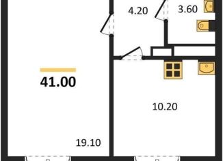 Продам 1-ком. квартиру, 41 м2, Воронеж, Советский район