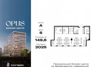 Продаю офис, 149.6 м2, Москва, Дербеневская улица, 1, Даниловский район