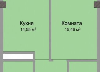 Продам 1-ком. квартиру, 47 м2, Нальчик, улица Идарова, 174