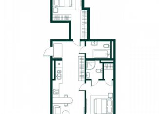 Двухкомнатная квартира на продажу, 71.1 м2, Дагестан