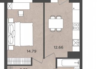 Продается 1-комнатная квартира, 39.8 м2, Пермь, улица Космонавта Леонова, 41/1, Индустриальный район