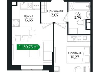 Продам однокомнатную квартиру, 30.8 м2, Сертолово