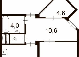 Продается 2-комнатная квартира, 72.3 м2, деревня Ивановское, улица Семёна Гордого, 3