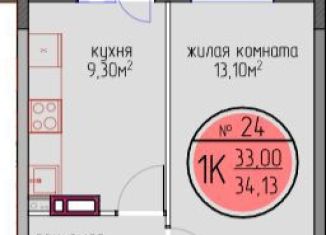 Продаю 1-комнатную квартиру, 33 м2, Пермский край, улица Худанина