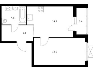 Продажа 1-ком. квартиры, 40.3 м2, Владивосток