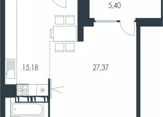 Продается квартира студия, 50.6 м2, Волгоград