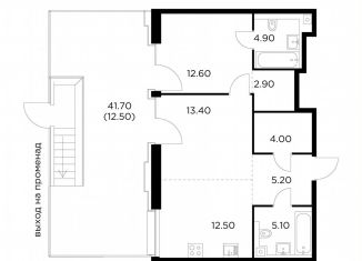 Продается 2-комнатная квартира, 73.1 м2, Москва, Войковский район