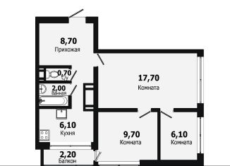 Продаю 3-комнатную квартиру, 51 м2, Санкт-Петербург, проспект Ветеранов, 102