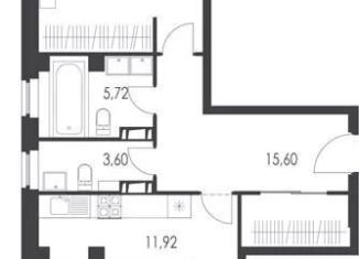 Продается 1-комнатная квартира, 82.8 м2, Волгоград, Центральный район