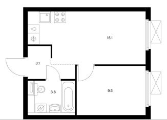 Продажа 1-ком. квартиры, 32.5 м2, Мытищи, ЖК Ярославский