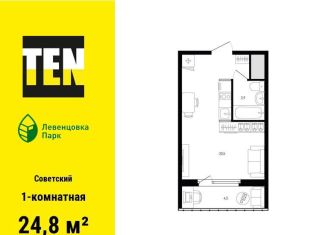 Продам однокомнатную квартиру, 24.8 м2, Ростовская область, проспект Маршала Жукова, 13/1