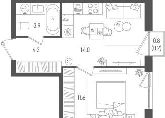 Продается 1-комнатная квартира, 34.2 м2, Москва, Даниловский район, 2-й Павелецкий проезд, 7