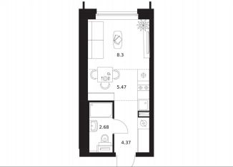 Продается квартира студия, 20.8 м2, Москва, район Западное Дегунино, жилой комплекс Бусиновский Парк, 1.4