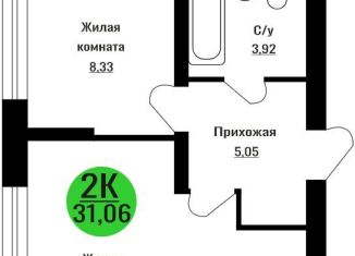 Продажа 2-ком. квартиры, 31.1 м2, Красноярск, Свердловский район