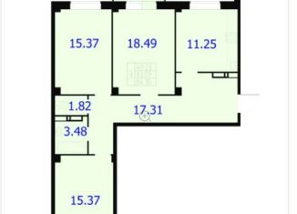 Продажа 3-ком. квартиры, 84.1 м2, Красноярский край, Северное шоссе, 50А