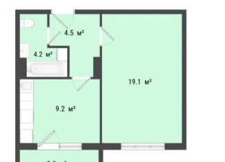 Продается однокомнатная квартира, 37.2 м2, Омская область, посёлок Биофабрика, 18