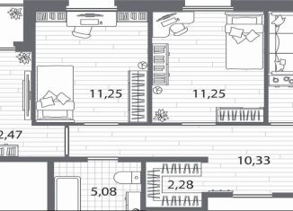 Продам трехкомнатную квартиру, 78.6 м2, Санкт-Петербург, метро Лесная