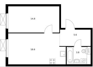 Продается 1-комнатная квартира, 41.6 м2, Москва, район Западное Дегунино