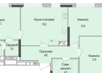 Продаю 3-комнатную квартиру, 74.8 м2, Ижевск, жилой район Культбаза