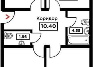 Продажа 3-комнатной квартиры, 83.7 м2, Краснодар, Школьная улица, 1