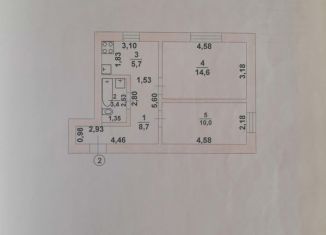 Продаю 2-ком. квартиру, 42 м2, Инсар, Тракторная улица, 7