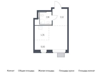 Квартира на продажу студия, 25.9 м2, деревня Путилково