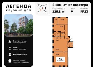 Продажа 4-комнатной квартиры, 125.8 м2, Владимирская область, улица Чернышевского, 10
