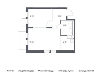 Продажа 2-ком. квартиры, 40.4 м2, Московская область