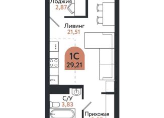 Продажа однокомнатной квартиры, 29.2 м2, Томск