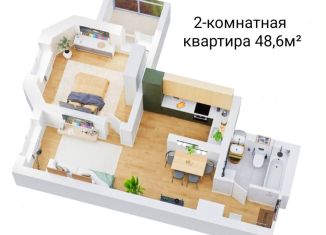 Продам 2-комнатную квартиру, 48.6 м2, Тверь, Московский район