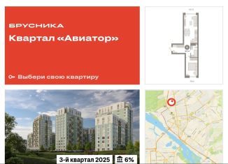 Продаю двухкомнатную квартиру, 46.2 м2, Новосибирск, метро Гагаринская, улица Аэропорт, 88