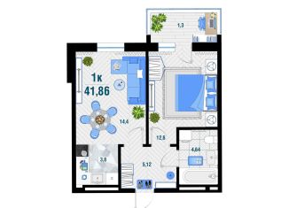 1-комнатная квартира на продажу, 41.9 м2, Адыгея