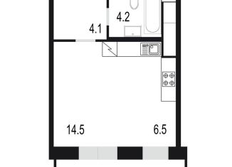 Продам 1-комнатную квартиру, 35.7 м2, Одинцово, жилой комплекс Союзный, к2, ЖК Союзный