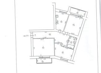 3-комнатная квартира на продажу, 62 м2, посёлок городского типа Усть-Донецкий, улица Ленина, 21