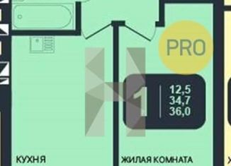 Продажа 1-комнатной квартиры, 36 м2, Новосибирск, метро Берёзовая роща