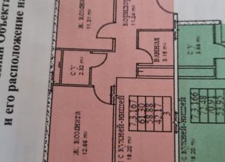 Продам 3-ком. квартиру, 61.3 м2, село Перхушково, микрорайон Равновесие, 8