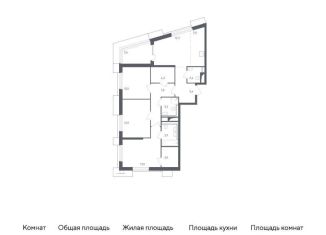 Продается 4-комнатная квартира, 90.4 м2, городской округ Красногорск, жилой комплекс Спутник, 24