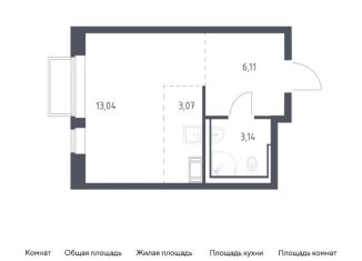 Продажа квартиры студии, 25.4 м2, Московская область, жилой комплекс Томилино Парк, к6.1