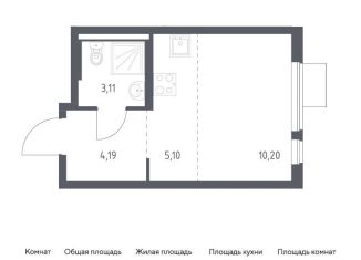Продается квартира студия, 22.6 м2, Московская область, Советская площадь